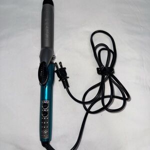 Conair 1 Inch Silver and Blue Curling Iron
